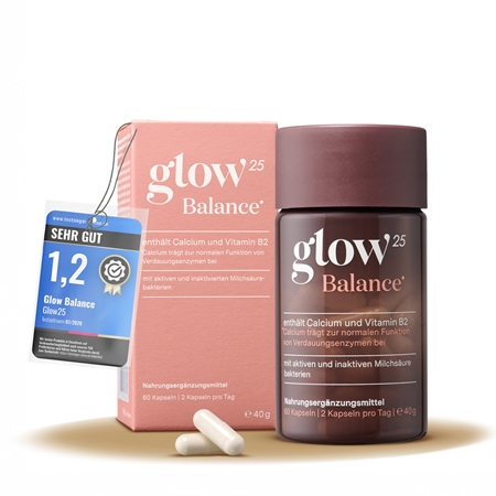 Glow25 Balance Kapseln zur Verdauungsförderung