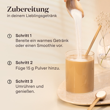 Glow25 Kollagen Pulver mit Vitamin C hydrolysiertes Kollagen mit Vitamin C
