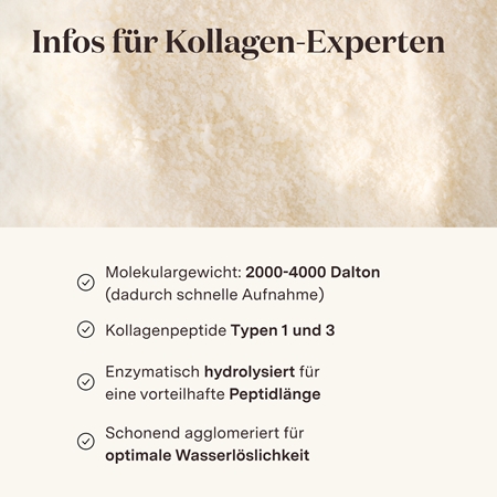 Glow25 Kollagen Pulver mit Vitamin C hydrolysiertes Kollagen mit Vitamin C