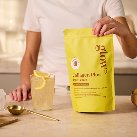 Glow25 Collagen Plus Typ Lemon boisson instantanée au collagène à la vitamine C