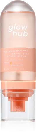 Glow Hub Nourish & Hydrate Moisturizing and Nourishing Serum with peach extract