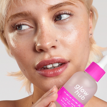 Glow Hub The Barrier Builder Soothing Face Serum to restore the skin barrier