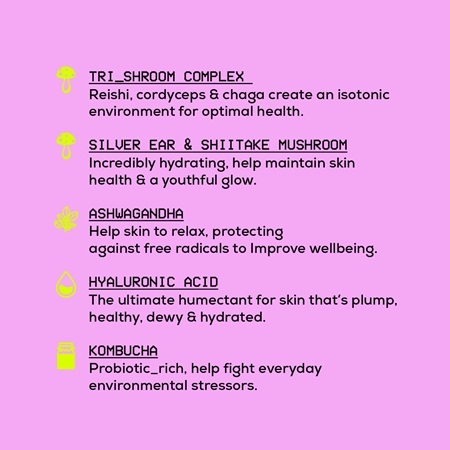 Glow Hub Super Shroom Serum Mist sérum hydratant visage en spray