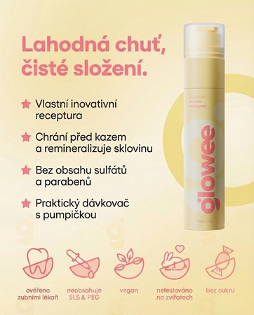 Glowee Banana whitening toothpaste