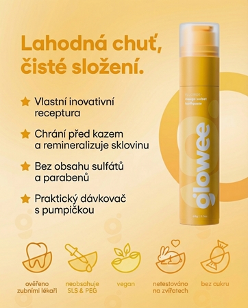 Glowee Mango Whitening Toothpaste
