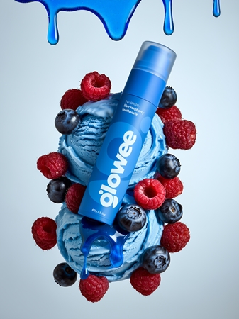 Glowee Blue Raspberry whitening toothpaste
