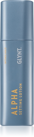 Glynt Alpha Setting Lotion haj spray a hajformázáshoz, melyhez magas hőfokot használunk