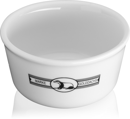 Golddachs Bowl Porcelán borotválkozó edény