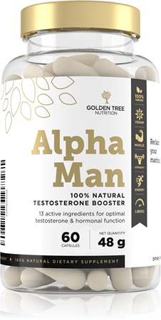 Golden Tree Alpha Man Kapseln zur Erhaltung von Energie und kognitiver Leistungsfähigkeit