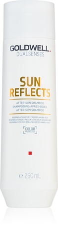 Goldwell Dualsenses Sun Reflects καθαριστικό και καταπραϋντικό σαμπουάν για μαλλιά ταλαιπωρημένα από τον ήλιο