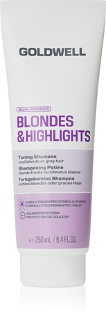 Goldwell Dualsenses Blondes & Highlights Toning Shampoo purple toning shampoo