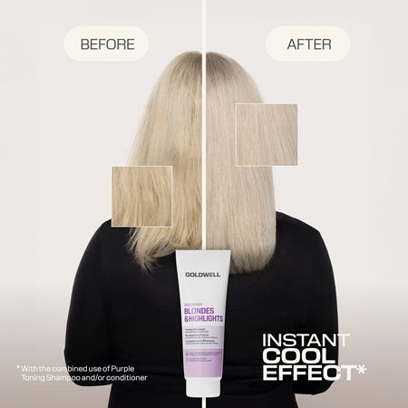 Goldwell Dualsenses Blondes & Highlights Toning Shampoo purple toning shampoo
