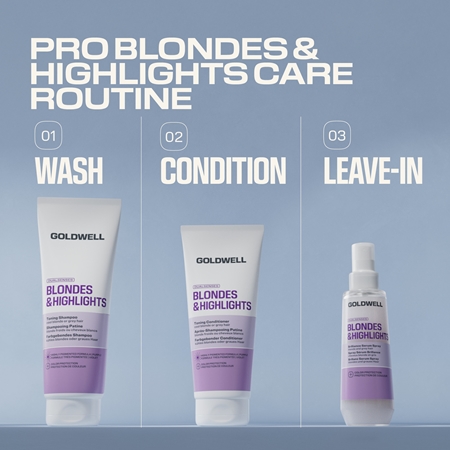 Goldwell Dualsenses Blondes & Highlights Toning Shampoo purple toning shampoo