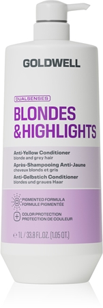 Goldwell Dualsenses Blondes & Highlights Anti-Yellow Conditioner Conditioner neutralisiert gelbe Verfärbungen