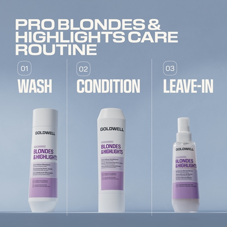 Goldwell Dualsenses Blondes & Highlights Anti-Yellow Conditioner Conditioner neutralisiert gelbe Verfärbungen