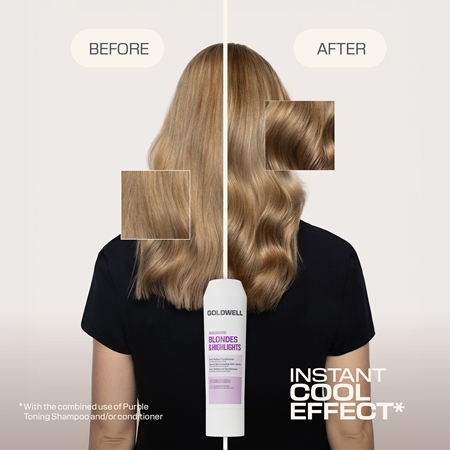 Goldwell Dualsenses Blondes & Highlights Anti-Yellow Conditioner Conditioner neutralisiert gelbe Verfärbungen