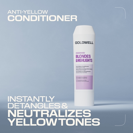Goldwell Dualsenses Blondes & Highlights Anti-Yellow Conditioner Conditioner neutralisiert gelbe Verfärbungen