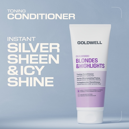 Goldwell Dualsenses Blondes & Highlights Toning Conditioner soin démêlant correcteur couleur avec pigment violet