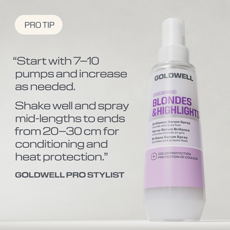 Goldwell Dualsenses Blondes & Highlights Brilliance Serum Spray sérum illuminateur pour cheveux
