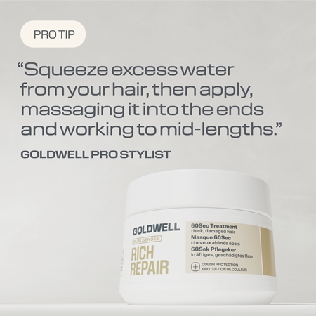 Goldwell Dualsenses Rich Repair 60Sec Treatment cure nourrissante en profondeur