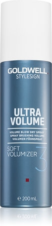 Goldwell StyleSign Ultra Volume Soft Volumizer spray a haj dús hatásáért vékonyszálú és normál hajra