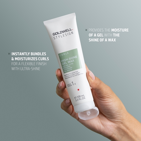 Goldwell StyleSign High-shine Gel Wax zselés wax a hullámos és göndör hajra