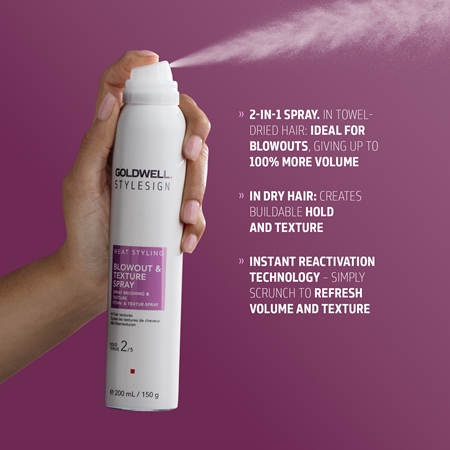 Goldwell StyleSign Blowout & Texture Spray Haarspray für Volumen und Form