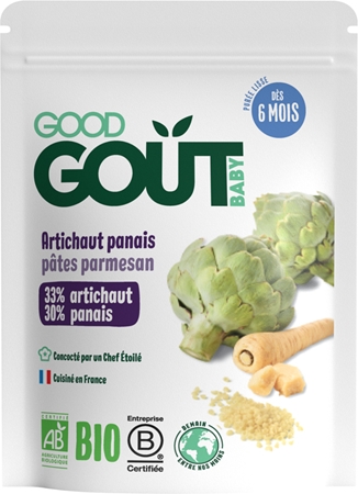 Good Gout BIO artyčoky, pastiňák a těstoviny s parmazánem