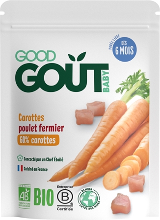 Good Gout BIO marchew z ekologicznym kurczakiem
