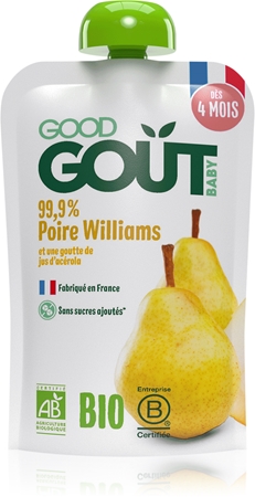 Good Gout BIO Williams Pear ovocný příkrm