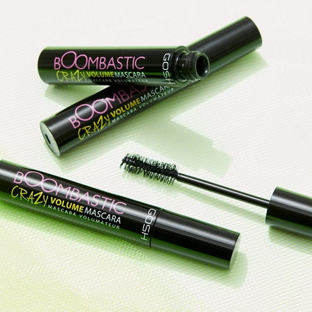 Gosh Boombastic maskara za volumen in privihanje trepalnic