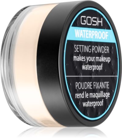 Gosh Waterproof Setting Powder fixáló púder vizálló hatással