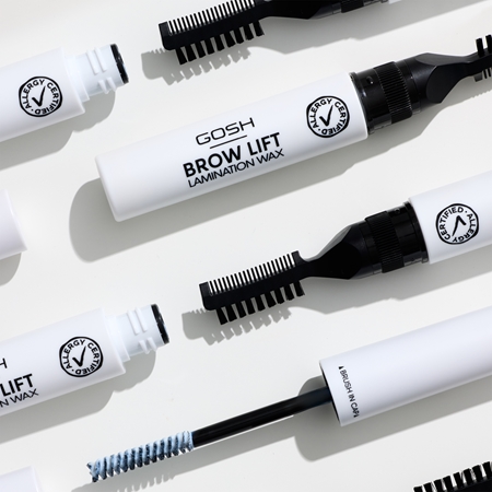GOSH COPENHAGEN Brow Lift Lamination Wax Brow Wax with 2-in-1 brush