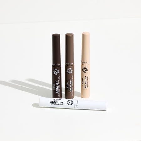 GOSH COPENHAGEN Brow Lift Lamination Wax Brow Wax with 2-in-1 brush