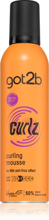 got2b Curlz pěna na vlasy pro definici vln