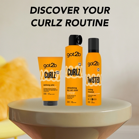 got2b Curlz Twisted mousse para caracóis definidos