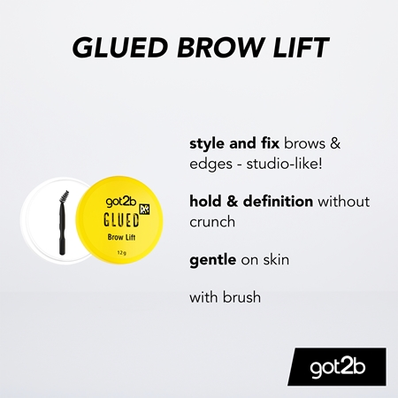 got2b Glued Brow Lift brow wax with brush