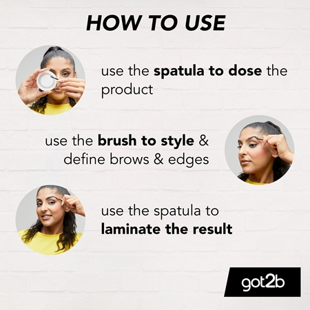 got2b Glued Brow Lift brow wax with brush
