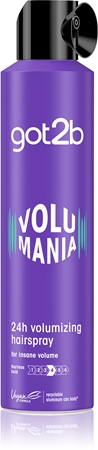 got2b Volumania lak za lase z ekstra močnim utrjevanjem za dolgotrajajoč volumen