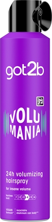 got2b Volumania laque cheveux extra fort pour un volume longue durée