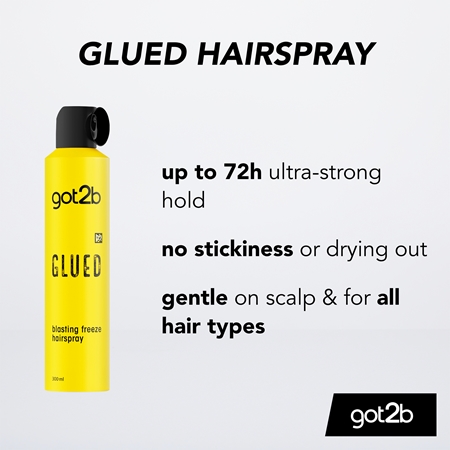 got2b Glued Blasting Freeze Hairspray Haarspray mit extra starkem Halt