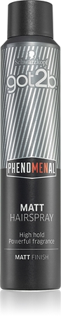 got2b Phenomenal strong-hold hairspray for a matt look