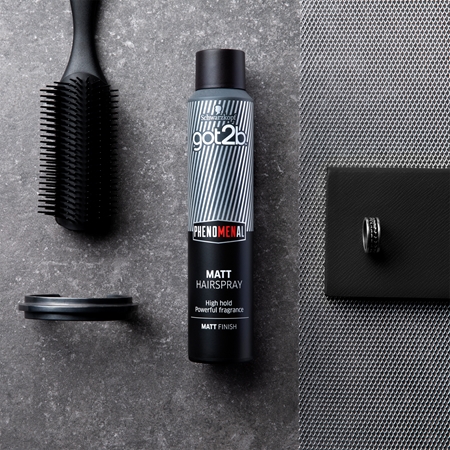 got2b Phenomenal strong-hold hairspray for a matt look