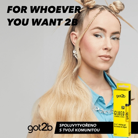 got2b Glued 4 Brows & Edges stylingový gel na obočí a baby vlásky