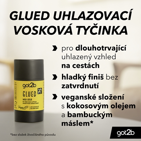 got2b Glued Wax Stick vosk na vlasy v tyčince