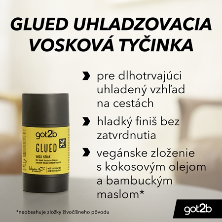 got2b Glued Wax Stick vosk na vlasy v tyčinke