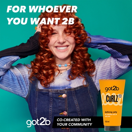 got2b Curlz Defining Jelly Moisturizing Gel for Curl Definition