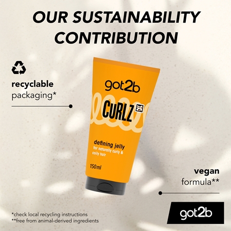 got2b Curlz Defining Jelly Moisturizing Gel for Curl Definition