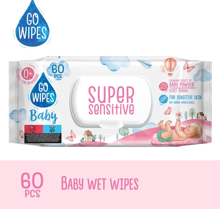GoWipes Super Sensitive Wet Wipes for Kids for sensitive skin