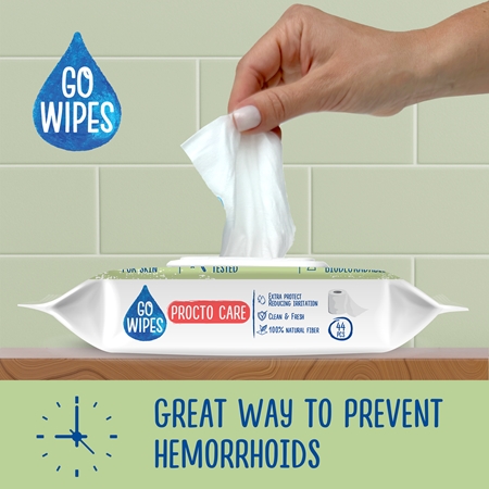 GoWipes Procto Care moist toilet tissue for sensitive skin